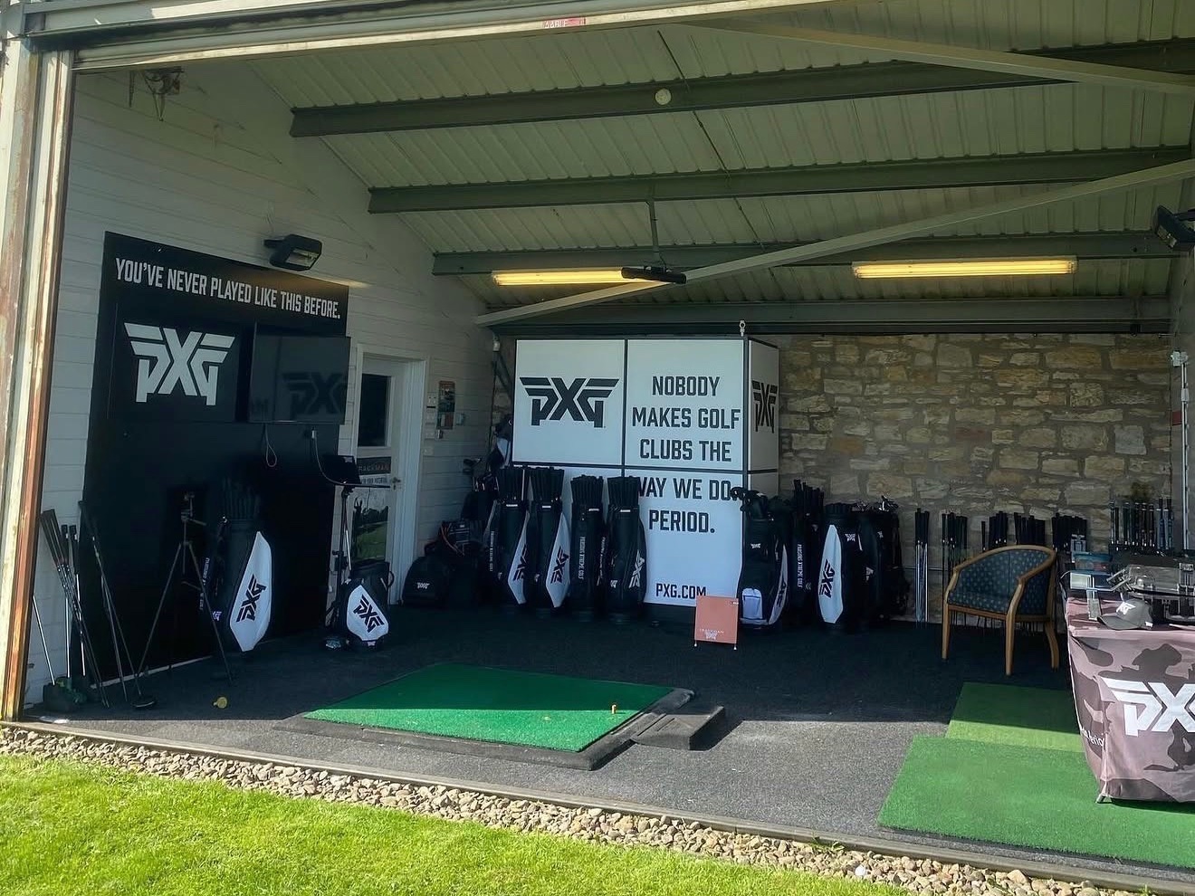 The PXG custom fitting bay at Kings Acre